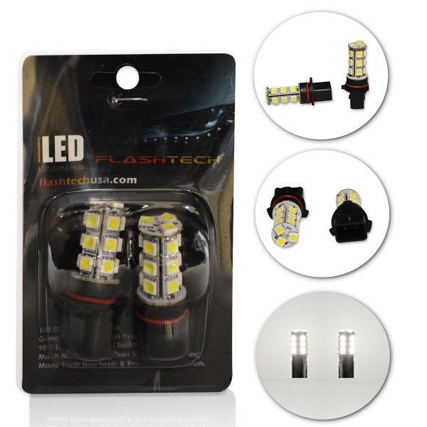 Fog Light SMD LED Bulbs - Cool White - P13W