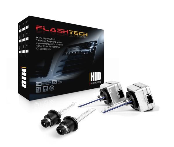 Flashtech Premiere Canbus HID Conversion Kit: OEM Replacement Sizes