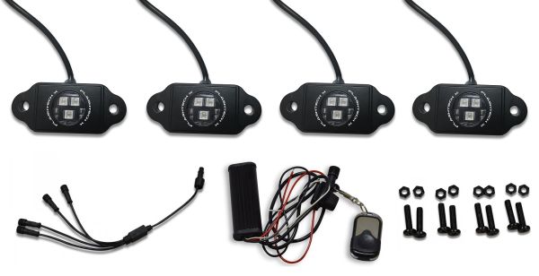 Rock Light X 4 Piece Kit - RGB