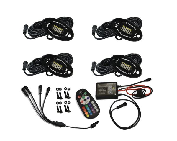 Rock Light XL 4 Piece Kit - 24 LED RGBW