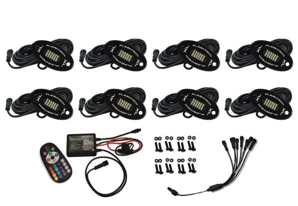 Rock Light XL 8 Piece Kit - 24 LED RGBW