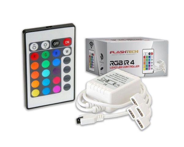 Flashtech RGB IR 4 LEAD LED Controller