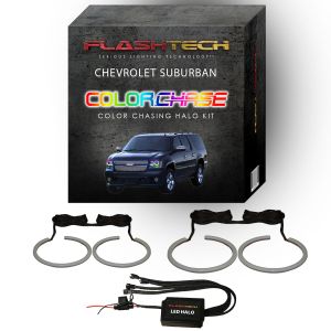 Chevrolet Suburban ColorChase LED Halo Headlight Kit 2007-2013