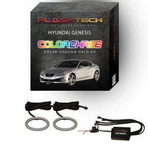 Hyundai Genesis Coupe ColorChase LED Halo Headlight Kit 2010-2012