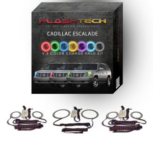 Cadillac Escalade V.3 Fusion Color Change LED Halo Headlight Kit 2007-2014
