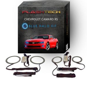 Chevrolet Camaro RS V.3 Color Change Headlight & Foglight Halo Kit 2010-2013 Blue LED Halo Headlight and Fog light Kit
