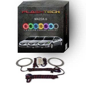 Mazda 6 V.3 Fusion Color Change LED Halo Headlight Kit 2011-2013