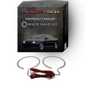 Chevrolet Cavalier White LED Halo Headlight Kit 2000-2002