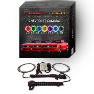 Chevrolet Camaro V.3 Fusion Color Change LED Halo Fog Light Kit 2010-2014