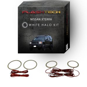 Nissan X-Terra White LED Halo Headlight Kit 2005-2015
