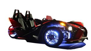3-Wheel Polaris Slingshot 15" White LED Wheel Light Kit