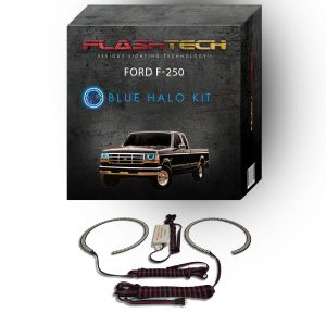 Ford 250 /Ford F350 1992-1997 Blue LED Halo Headlight Kit