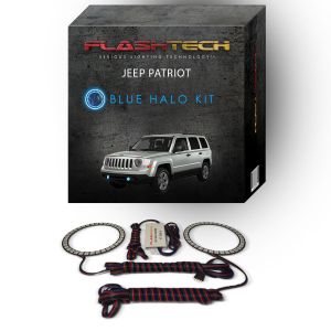 Jeep Patriot 2007-2010 Blue LED Halo Fog light Kit