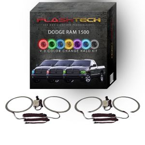 Dodge Ram V.3 Fusion Color Change LED Halo Headlight Kit 2002-2005