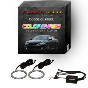 Dodge Charger ColorChase LED Halo Fog Light Kit 2011-2014