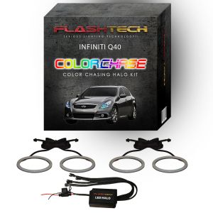 Infiniti Q40 ColorChase LED Halo Headlight Kit 2014-2015