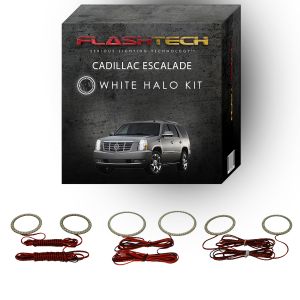 Cadillac Escalade White LED Halo Headlight Kit 2007-2014