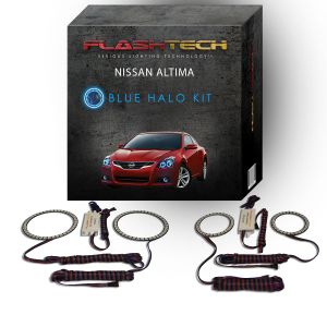 Nissan Altima Coupe 2010-2013 Blue LED Halo Headlight Kit