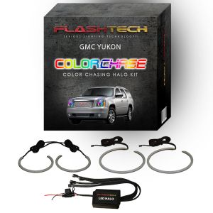 GMC Yukon ColorChase LED Halo Headlight Kit 2007-2013