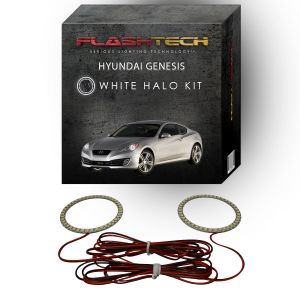 Hyundai Genesis Coupe White LED Halo Headlight Kit 2010-2012