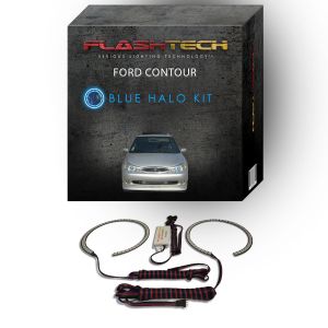 Ford Contour 1998-2000 Blue LED Halo Headlight Kit
