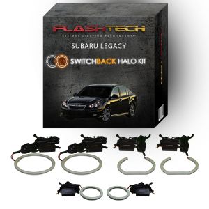 Subaru Legacy White LED Halo Headlight Kit 2010-2012