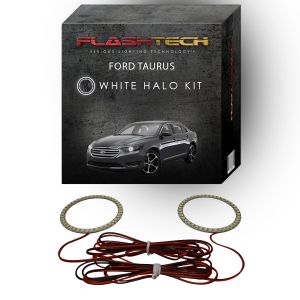 Ford Taurus White LED Halo Headlight Kit 2013-2016
