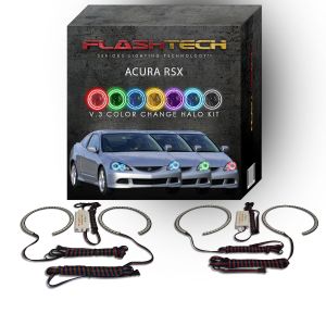 Acura RSX V.3 Fusion Color Change LED Halo Headlight Kit 2002-2004
