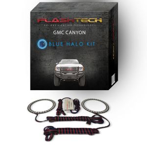 GMC Canyon 2015-2018 Blue LED Halo Headlight Kit