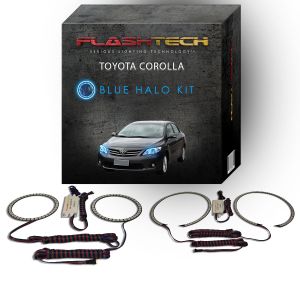 Toyota Corolla 2011-2013 Blue LED Halo Headlight Kit