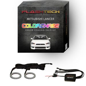 Mitsubishi Lancer ColorChase LED Halo Fog Light Kit 2008-2016