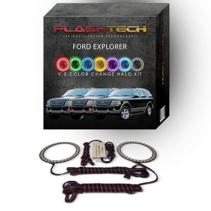Ford Explorer V.3 Fusion Color Change LED Halo Fog Light Kit 2002-2005