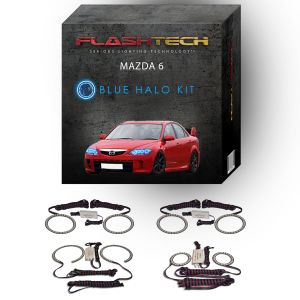Mazda 6 2003-2008 Blue LED Halo Headlight Kit