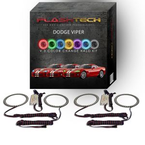 Dodge Viper V.3 Fusion Color Change LED Halo Headlight Kit 2003-2010