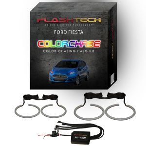 Ford Fiesta ColorChase LED Halo Headlight Kit 2011-2013