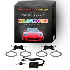Mitsubishi 3000GT ColorChase LED Halo Headlight Kit 1994-1998