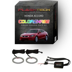 Honda Accord Coupe ColorChase LED Halo Headlight Kit 2008-2010