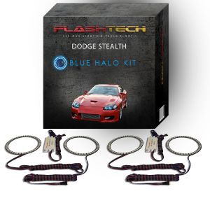 Dodge Stealth 1994-1998 Blue LED Halo Headlight Kit