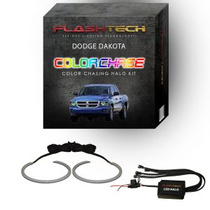 Dodge Dakota ColorChase LED Halo Headlight Kit 2008-2011
