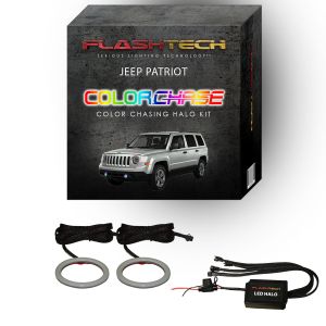 Jeep Patriot ColorChase LED Halo Fog Light Kit 2011-2015