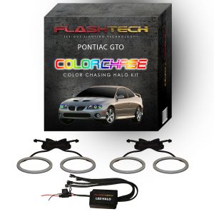 Pontiac GTO ColorChase LED Halo Headlight Kit 2004-2006