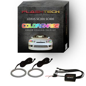 Lexus SC300/400 ColorChase LED Halo Headlight Kit 1992-2002