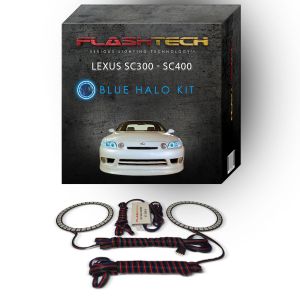 Lexus SC300/400 1992-2002 Blue LED Halo Headlight Kit