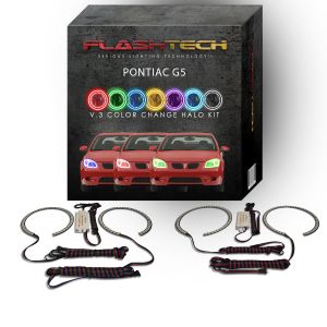 Pontiac G5 V.3 Fusion Color Change LED Halo Headlight Kit 2005-2010