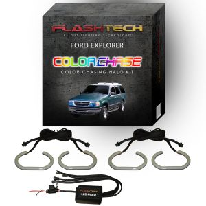 Ford Explorer ColorChase LED Halo Headlight Kit 1995-2001