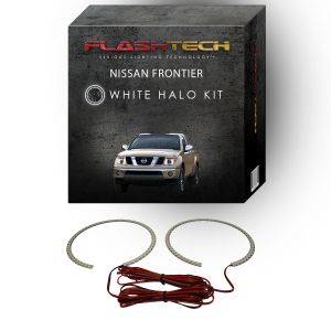 Nissan Frontier White LED Halo Headlight Kit 2005-2008