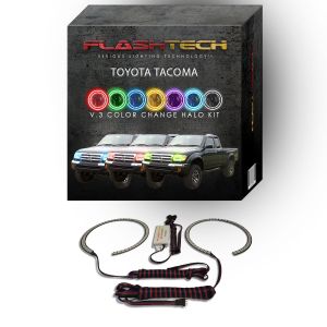 Toyota Tacoma V.3 Fusion Color Change LED Halo Headlight Kit 1998-2000