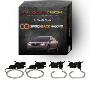 Lincoln LS White LED Halo Headlight Kit 2000-2002