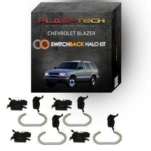 Chevrolet Blazer White LED Halo Headlight Kit 1998-2004