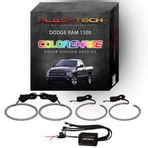 Dodge Ram ColorChase LED Halo Headlight Kit 2002-2005